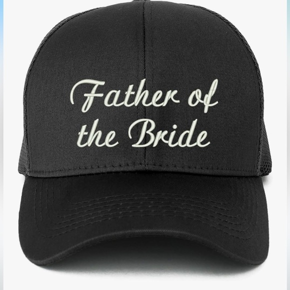 Father of the Bride Black Cap
Every proud Girl Dad needs this for their wedding - Picture 1 of 3